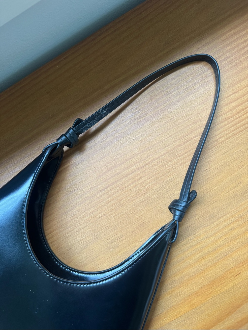 New Staud Winona Shoulder Black Bag - Picture 8 of 13